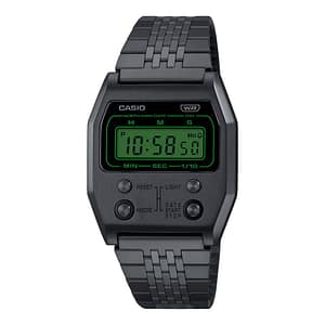 Casio Black Stainless Steel Digital Watch