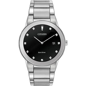 Citizen Gray Stainless Steel Dress Watch