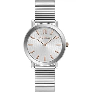 Furla Gray Stainless Steel Dress Watch