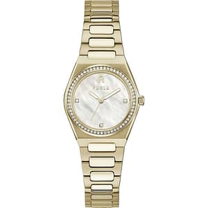 Furla Gold Stainless Steel Dress Watch