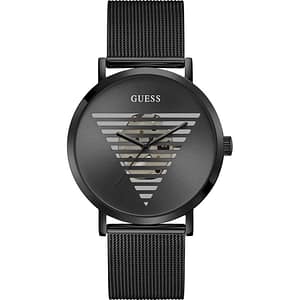 Guess Black Stainless Steel Dress Watch