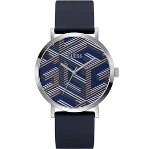 Guess Blue Synthetic Dress Watch