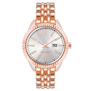 Nine West Multicolor Metal Dress Watch