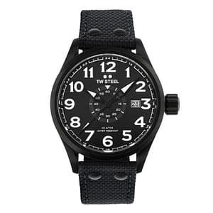 TW Steel Black Fabric Sport Watch
