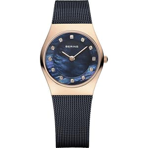 BERING Blue Stainless Steel Dress Watch
