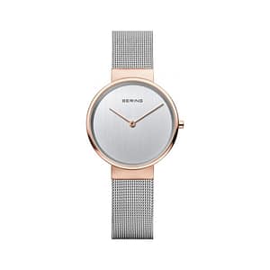 BERING Silver Stainless Steel Dress Watch
