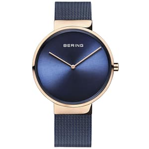 BERING Blue Stainless Steel Dress Watch