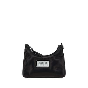 Maison Margiela Black Calf Leather Bos Taurus Shoulder Bag