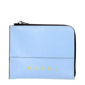 Marni Blue Polyethylene Wallet
