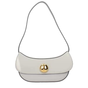 Marni Gray Leather Shoulder Bag
