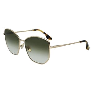 Victoria Beckham Gold Metal Sunglasses