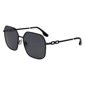 Victoria Beckham Black Metal Sunglasses