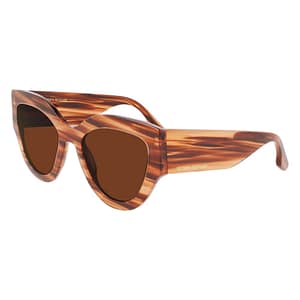 Victoria Beckham Brown Acetate Sunglasses