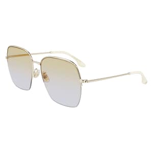 Victoria Beckham Gold Metal Sunglasses