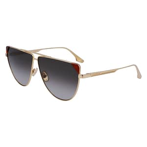 Victoria Beckham Brown Metal Sunglasses