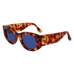 Victoria Beckham Brown Acetate Sunglasses