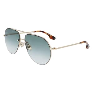 Victoria Beckham Gold Metal Sunglasses