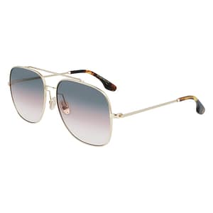 Victoria Beckham Gold Metal Sunglasses