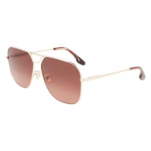 Victoria Beckham Gold Metal Sunglasses
