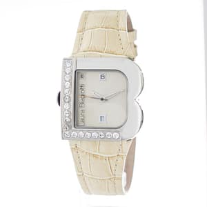 Laura Biagiotti Beige Stainless Steel Dress Watch