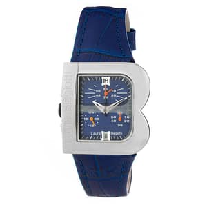 Laura Biagiotti Multicolor Leather Dress Watch