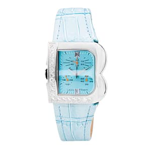 Laura Biagiotti Blue Leather Dress Watch