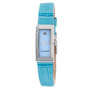 Laura Biagiotti Blue Leather Dress Watch