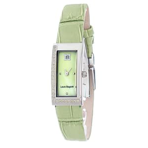 Laura Biagiotti Bicolor Leather Dress Watch