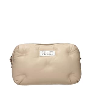 Maison Margiela Beige Leather Clutch Bag