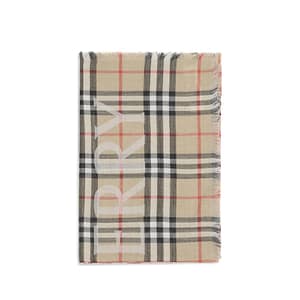 Burberry Beige Wool Scarf