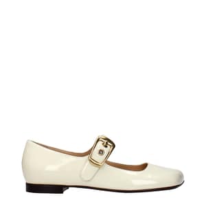 ChloƩ Beige Leather Ballet Flats