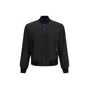 Versace Black Polyamide Bomber