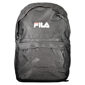 Fila Black Polyester Men Backpack