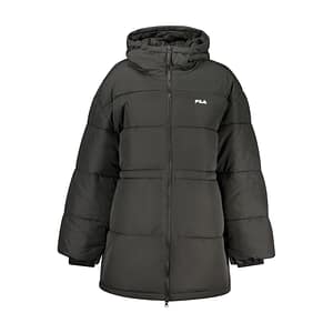 Fila Black Polyester Women Jacket