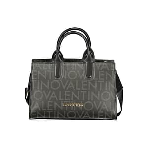 Mario Valentino Black Polyurethane Women Handbag