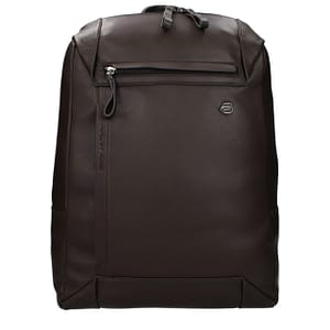 Piquadro Brown Leather Backpack