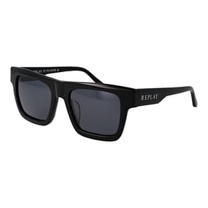 Replay Black Plastic Sunglasses