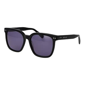 Replay Black Plastic Sunglasses