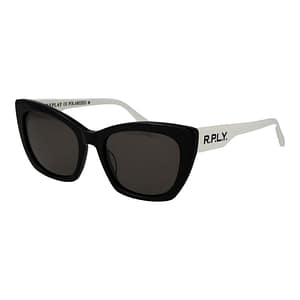 Replay Black Plastic Sunglasses