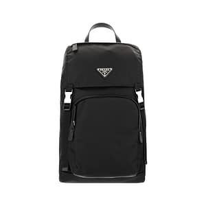 Prada Black Nylon Backpack