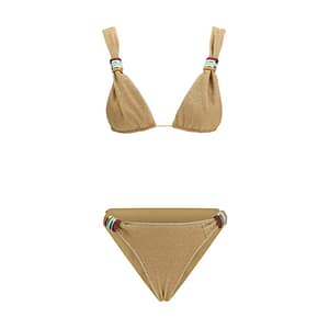 Oséree Gold Polyamide Bikini
