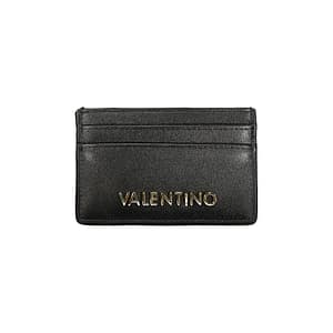 Mario Valentino Black Polyurethane Women Wallet