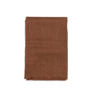 Brunello Cucinelli Brown Cashmere Scarf