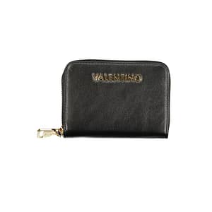 Mario Valentino Black Polyurethane Women Wallet