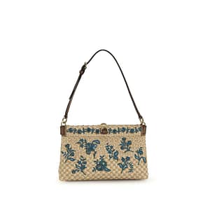 Etro Beige Viscose Shoulder Bag