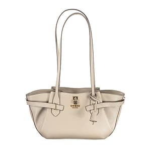 Guess Jeans Beige Polyurethane Women Handbag