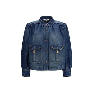 Chloé Blue Cotton Denim Jacket