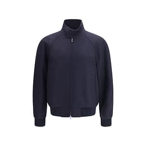 Fendi Blue Cashmere Bomber