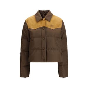 Miu Miu Brown Recycled Polyester Full-Length Jacket