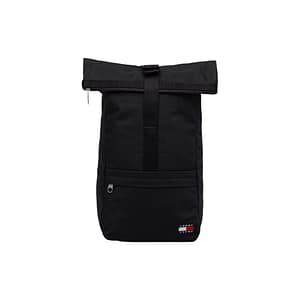 Tommy Hilfiger Jeans Black Recycled Polyester Backpack